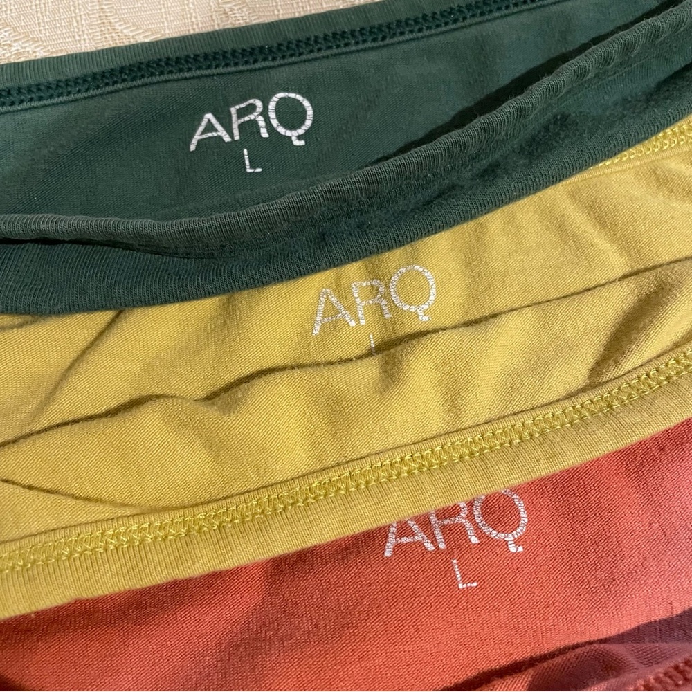 3 pairs of ARQ high rise undies - L
